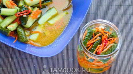 огурцы по-корейски на зиму