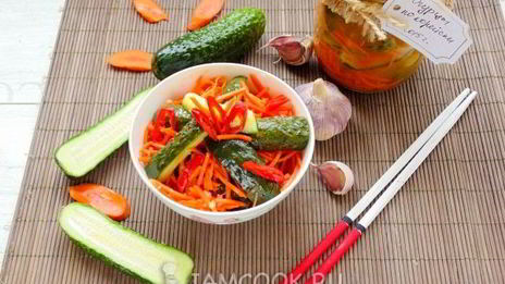 огурцы по-корейски на зиму