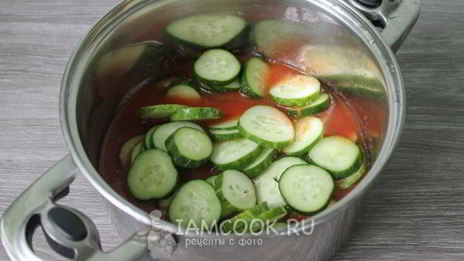 огурцы в томатной заливке на зиму