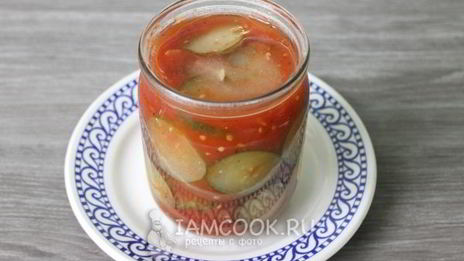 огурцы в томатной заливке на зиму