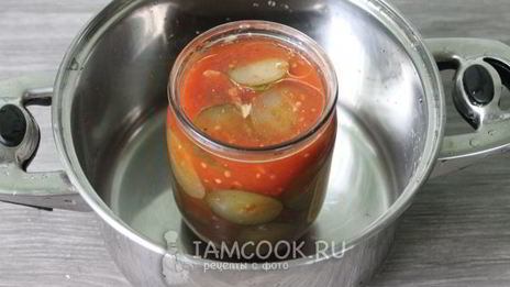 огурцы в томатной заливке на зиму