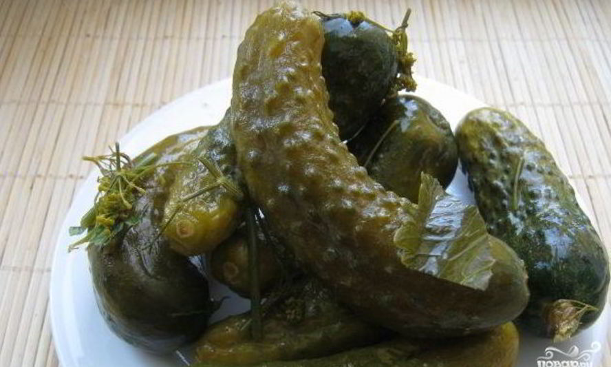 Рецепт острых огурчиков на зиму