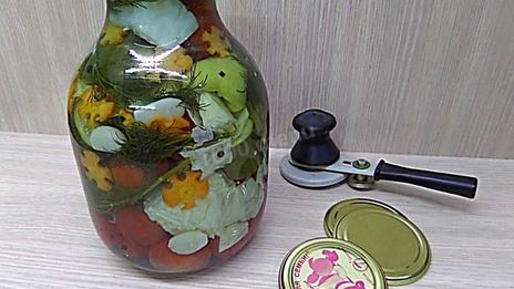 овощное ассорти на зиму