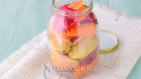 перец с яблоками на зиму