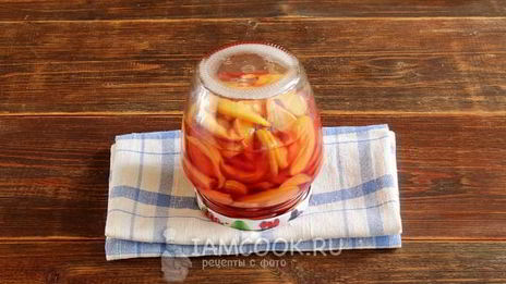 персики в собственном соку на зиму