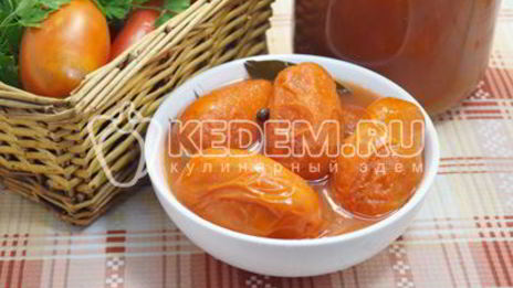 помидоры в собственном соку на зиму