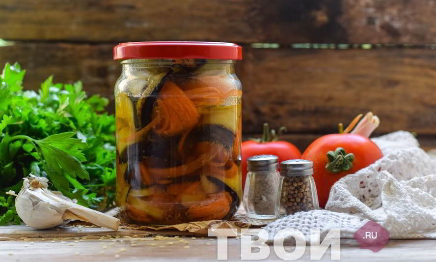 Рецепт рулетиков из баклажан на зиму