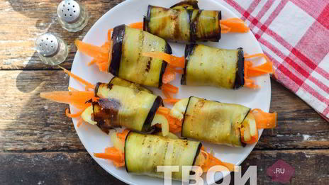 рулетики из баклажан на зиму