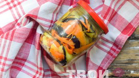 рулетики из баклажан на зиму