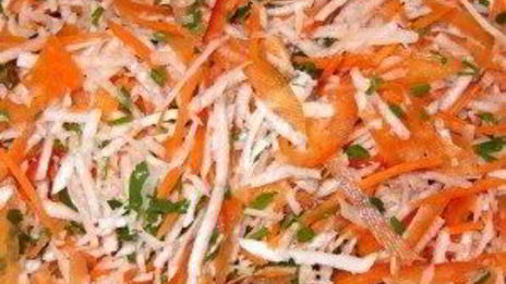 салат из редьки на зиму