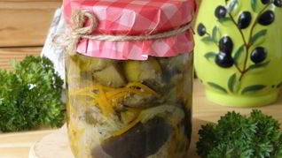 Синенькие с морковкой по-корейски на зиму