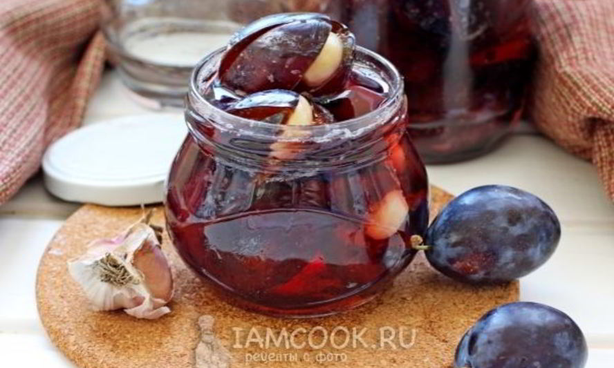 Рецепт сливы с чесноком на зиму