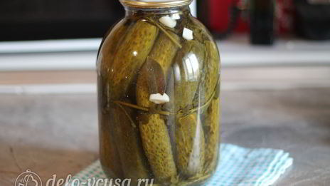 соленые огурцы в банке на зиму