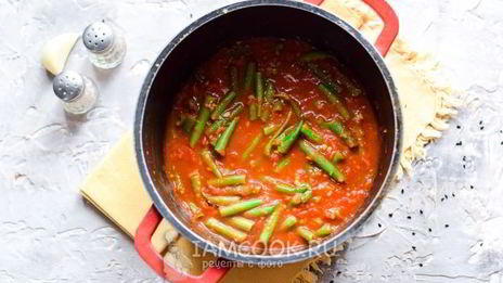 стручковая фасоль в томатном соусе на зиму