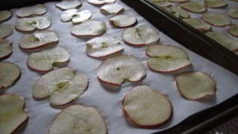 сушеные в духовке яблоки