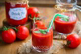 Томатный сок в блендере на зиму