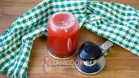 томатный сок в блендере на зиму
