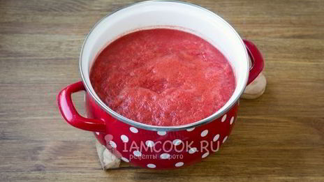 томатный сок в блендере на зиму