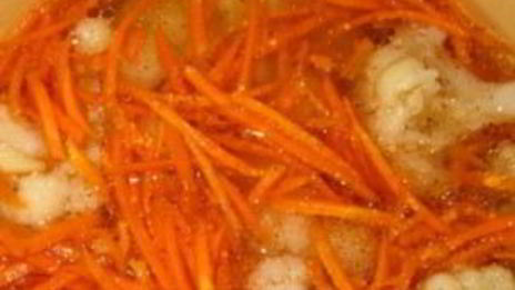 цветная капуста по-корейски на зиму