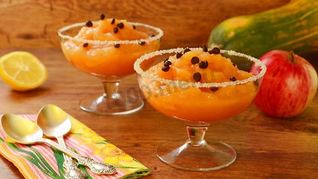 Тыквенно яблочное пюре на зиму