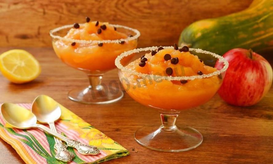 Рецепт тыквенно яблочное пюре на зиму