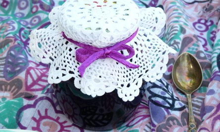 Рецепт черничного конфитюра с мятой