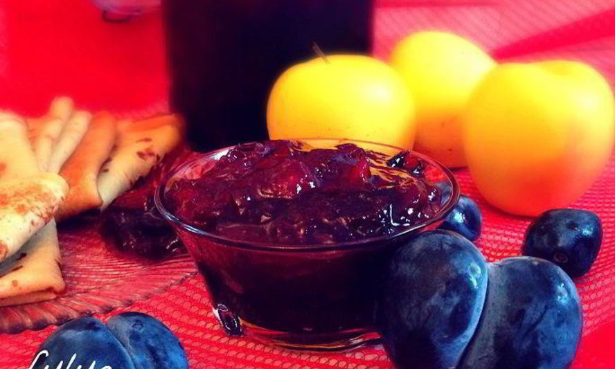 Рецепт конфитюра сливово-яблочный