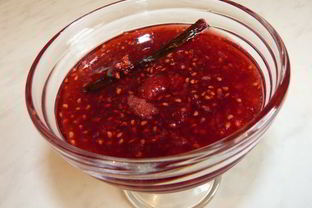 Малиновое варенье с ванилью