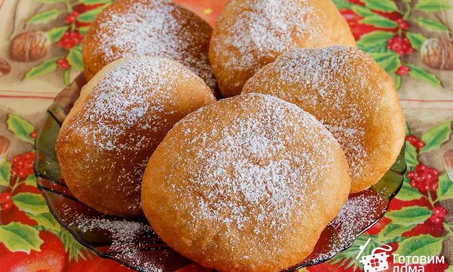 Рецепт пончиков с вареньем