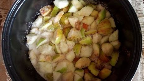 простое яблочное варенье в мультиварке на зиму