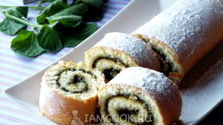 Рулет с вареньем