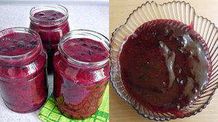 Сырое варенье из смородины