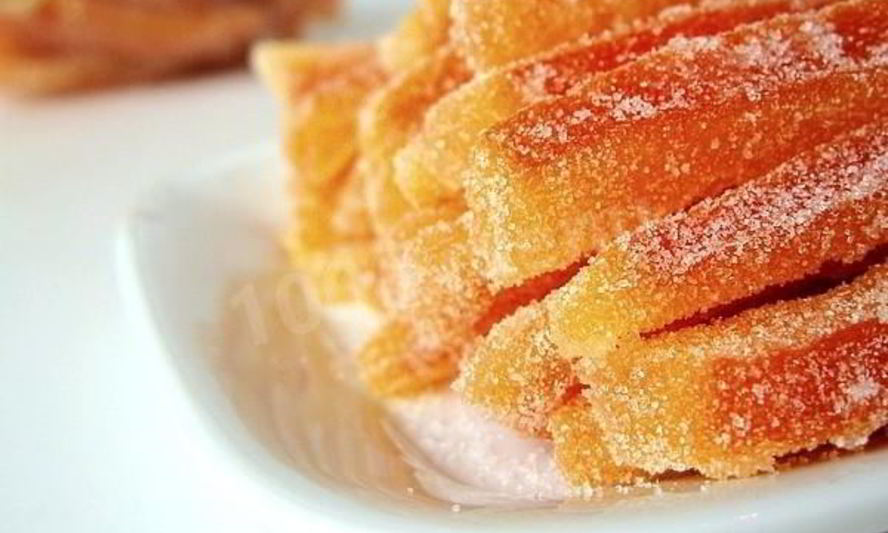 Рецепт цукатов из кабачков