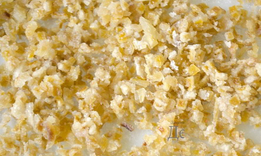 Рецепт цукатов из лимонных корок