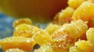 Цукаты с сахаром из апельсиновых корочек