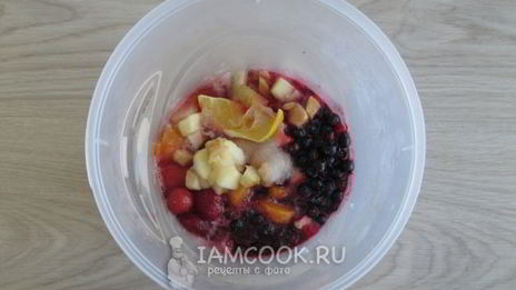 варенье ассорти в микроволновке