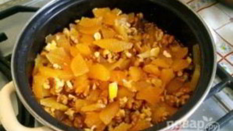 варенье из айвы и грецких орехов