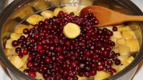 варенье из айвы и клюквы