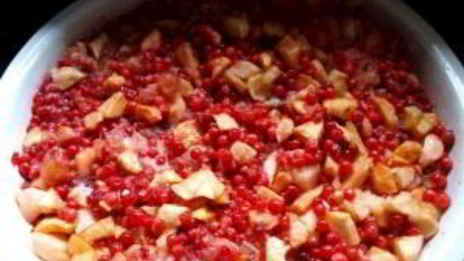 варенье из брусники с яблоками