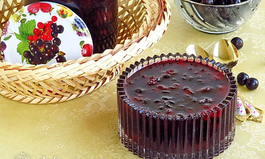 Рецепт варенья из кабачков и черной смородины