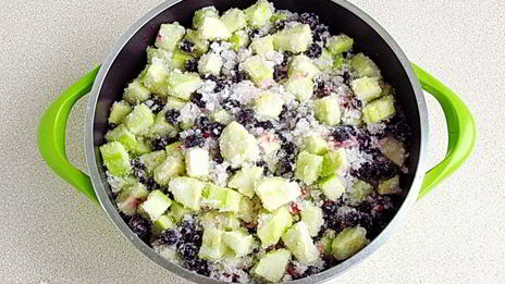 варенье из кабачков и черной смородины