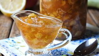 Варенье из кабачков с яблоками