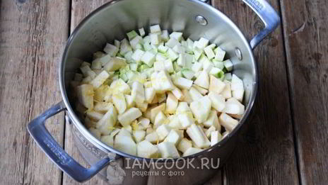 варенье из кабачков с яблоками