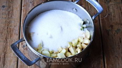 варенье из кабачков с яблоками