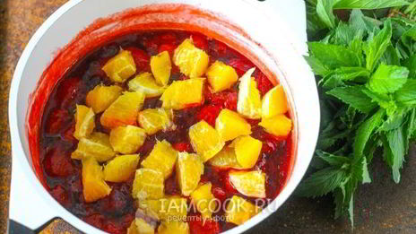 варенье из клубники с апельсинами