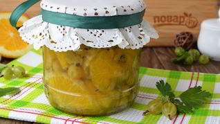 Варенье из крыжовника с апельсином на зиму