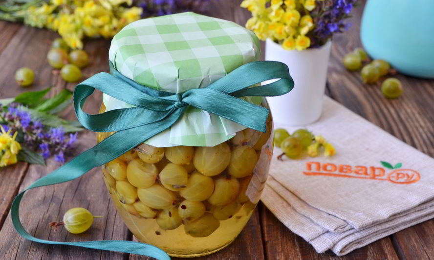 Рецепт варенья из крыжовника с мятой