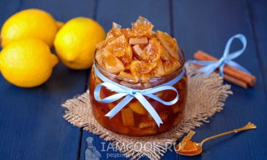 Рецепт варенья из лимона