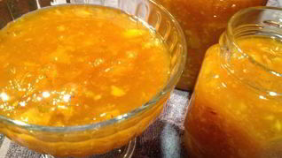 Варенье из мандаринов и хурмы