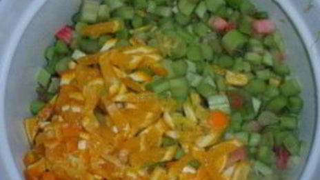 варенье из ревеня с апельсином